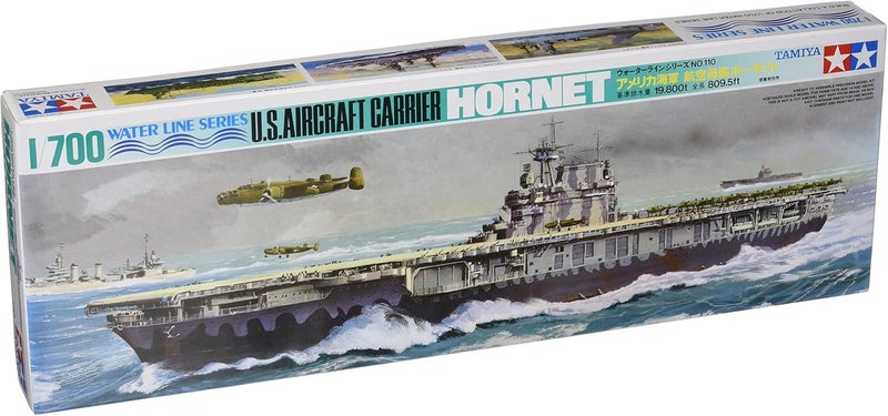 Tamiya 1/700 Scale U.S. Aircraft Carrier Hornet Model Kit