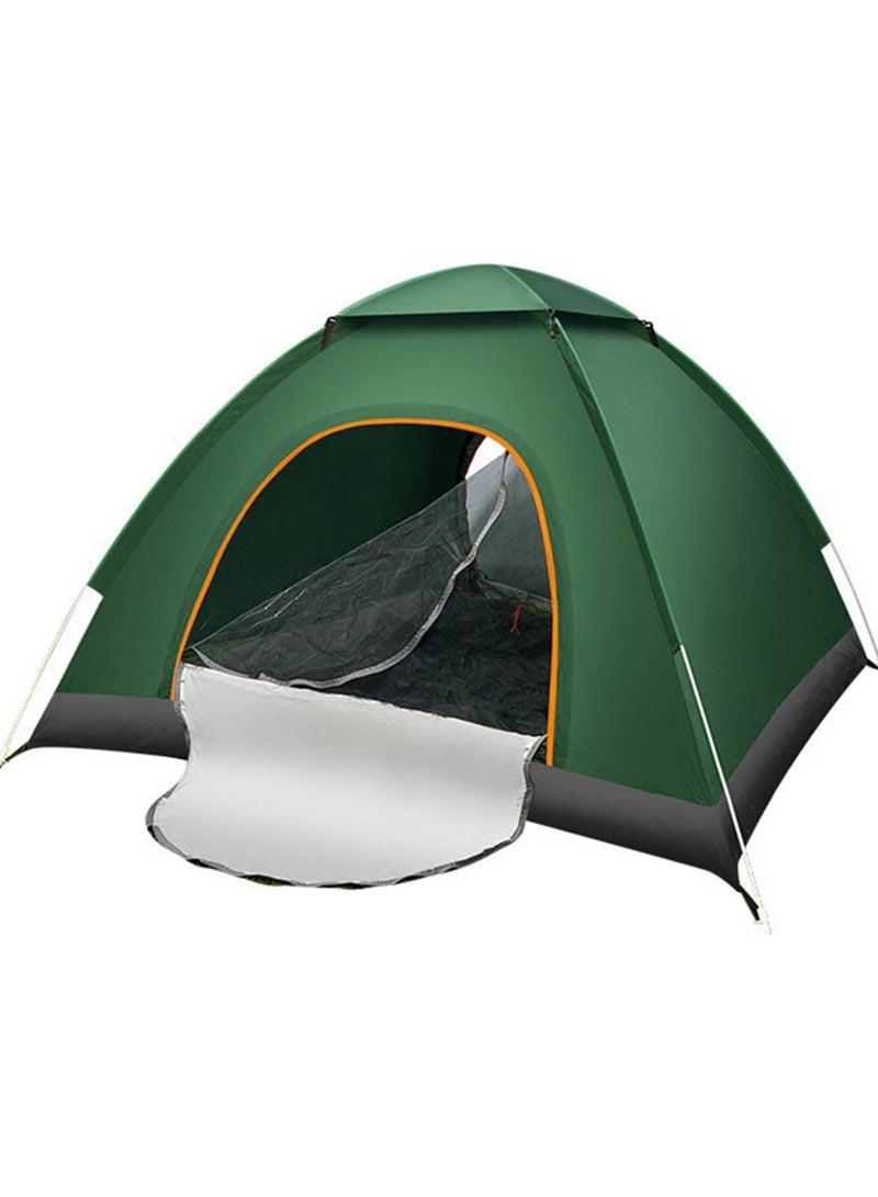 DubaiGallery خيام قابلة للنفخ للتخييم مقاومة للماء، خيمة عائلية فورية مع حبال مقاومة للرياح، خيمة خفيفة الوزن مظلمة للغاية للتخييم، المشي لمسافات طويلة، وحمل الحقائب لـ 2/3/4 أشخاص - Image 1