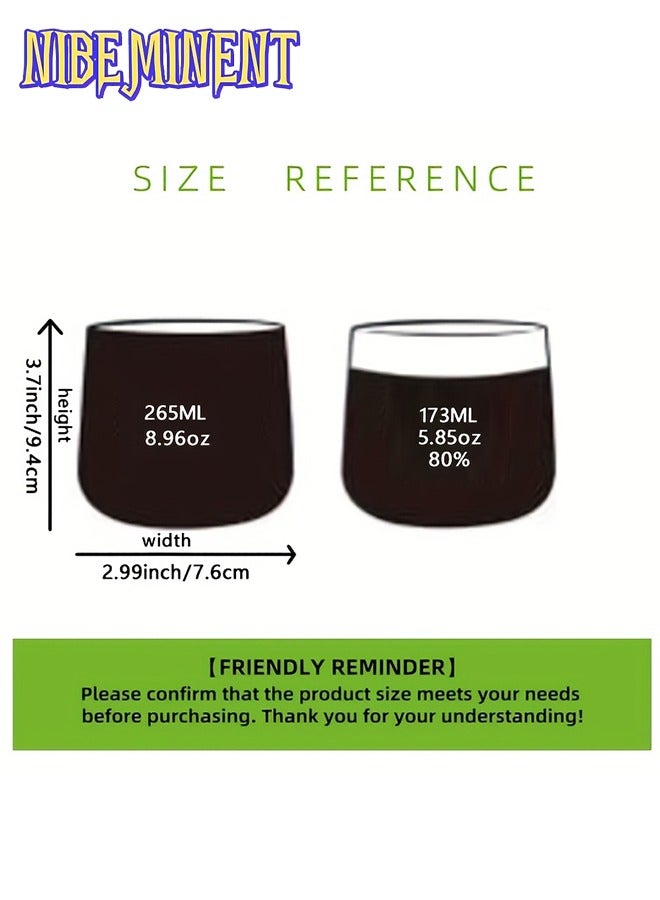 NIBEMINENT 2pcs Middle Eastern Style Coffee Cups/Set, Breakfast Cups/Multi-Functional Water Cups, 265ml Coffee Practical Tool, Machine Washable, Suitable for Home/Office and Other Scenes, Surprise Gift for Friends/Family/Coworkers - Image 5