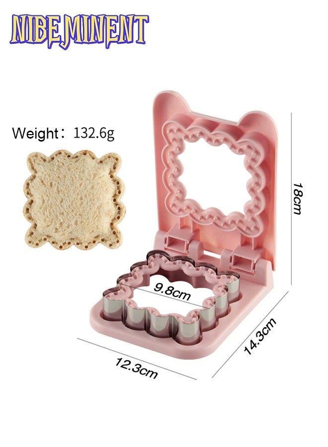 NIBEMINENT Sandwich Cutter Mold Toast Fruit Mold With Hand Protection Baking Tool - Image 1