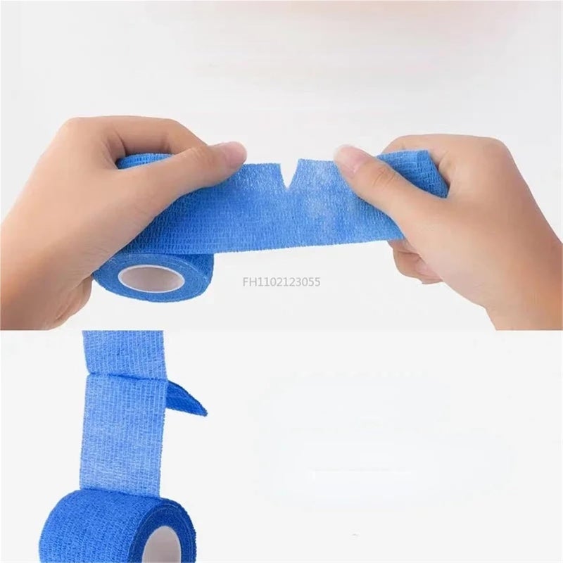 3pcs Self-Adhesive Elastic Bandage for Pets - Nonwoven Bandage Cover Protector for Outdoor Activities(Green) - Image 5