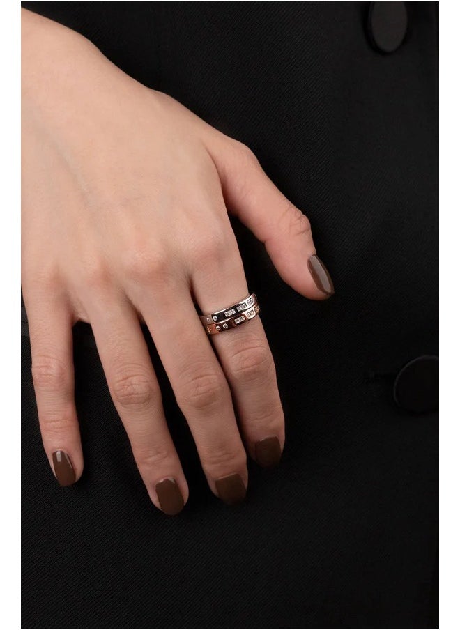 MONACO - APM Monaco TOI MOI Morse Code Ring - Image 1