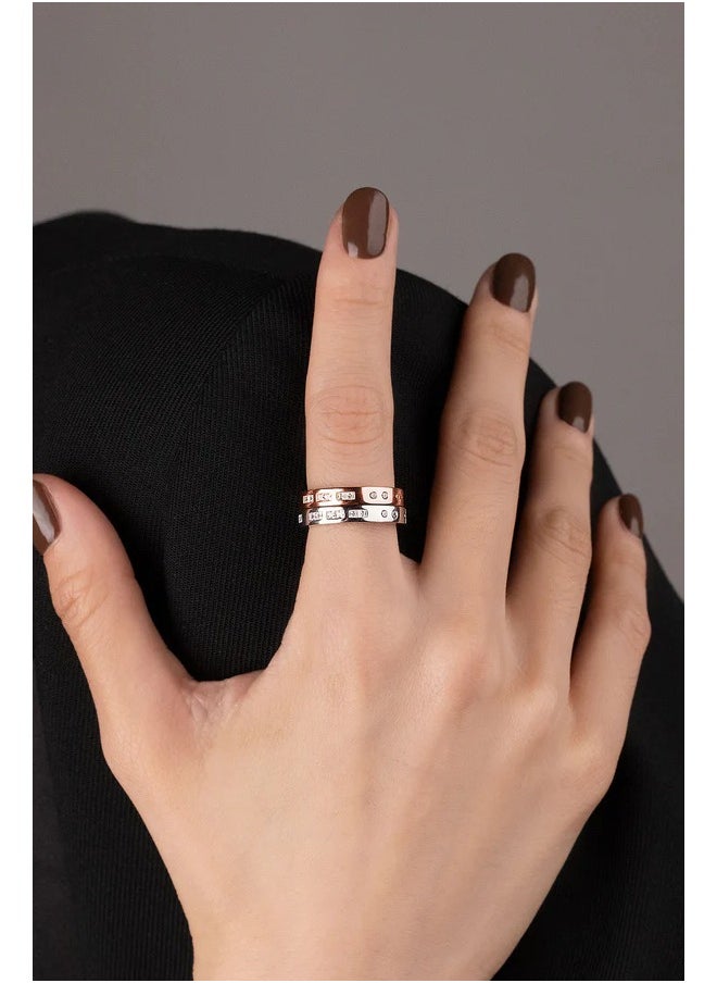MONACO - APM Monaco TOI MOI Morse Code Ring - Image 1