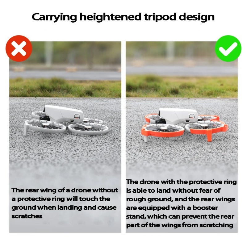 غطاء المروحة مع حامل ثلاثي مرتفع لطائرة DJI Flip - Image 5