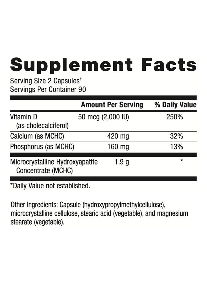 Metagenics- Cal Apatite Bone Builder Forte, 180 Capsules - Image 2