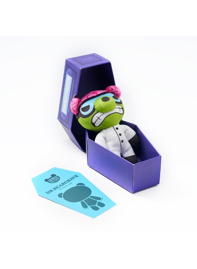 Deddy Bears Dr. Beargrave Lil Dodgers Plush Cute Toy 14cm Scientist Bear, Soft Polyester Toy with  Box &  Certificate Series 3 Collectible Plush for Fans - Image 5