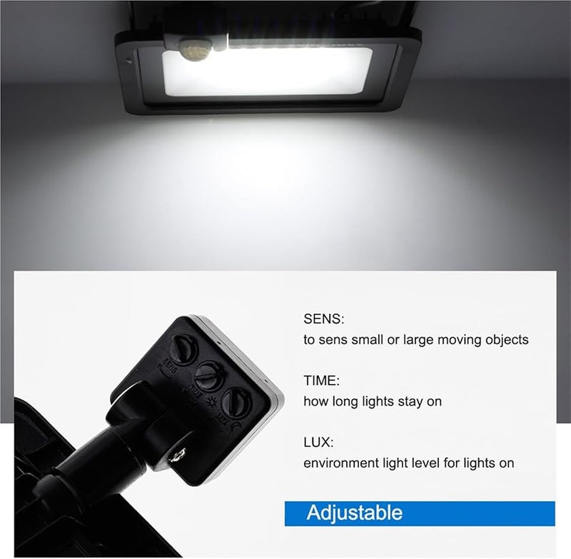 White Shell LED Floodlight 20W Cold White 6500K IP66 Waterproof Outdoor Spotlight - Image 3