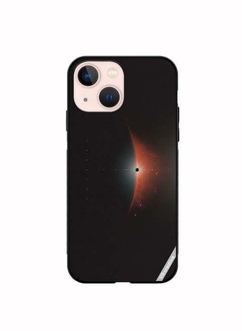 Protective Case Cover For Apple iPhone 14 Plus Galaxy Design Multicolour