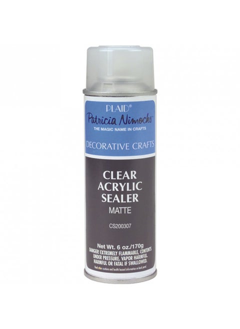 Plaid Clear Acrylic Sealer Aerosol Spray, 6 Ounce (Pack of 1), Matte