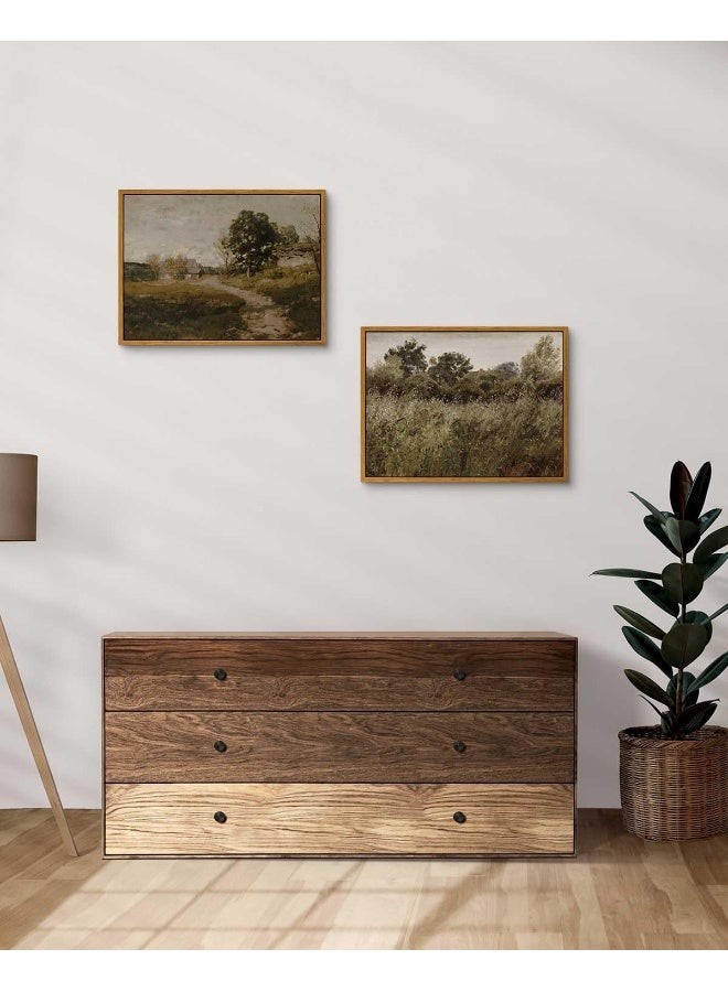 Home Trove Insimsea Framed Wild Grass Wall Art Decor For Living Room Bedroom Office (30X40Cm)  - Image 3