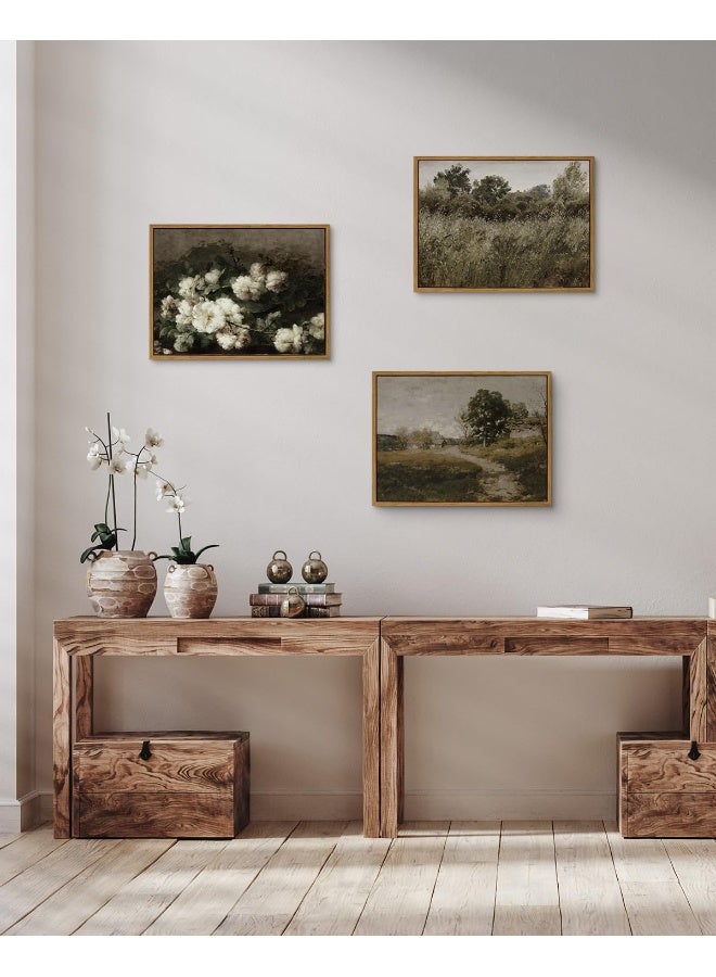 Home Trove Insimsea Framed Wild Grass Wall Art Decor For Living Room Bedroom Office (30X40Cm)  - Image 4