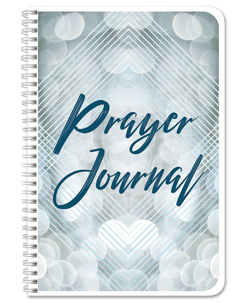 BookFactory Prayer Journal/Bible Journal Prayer Diary/Devotional Log Book - 100 Pages, Wire-O, 6'' x 9'' (Made in USA)
