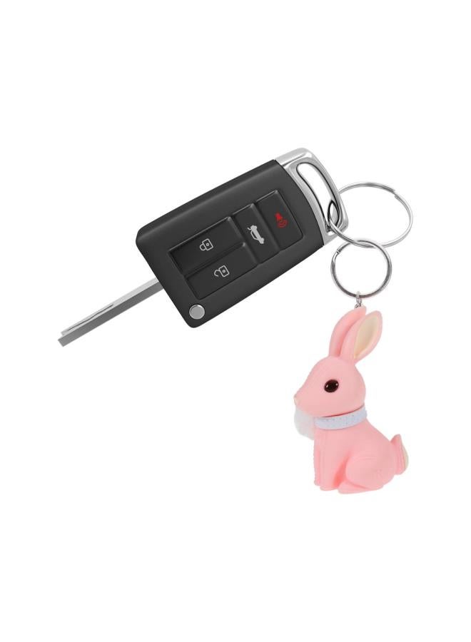 klarako Cute Rabbit KeyChain Bunny Key Ring Purse Handbag Car Charm Pendant For Kids Couple Easter Party Gift (Random Color)  - Image 5