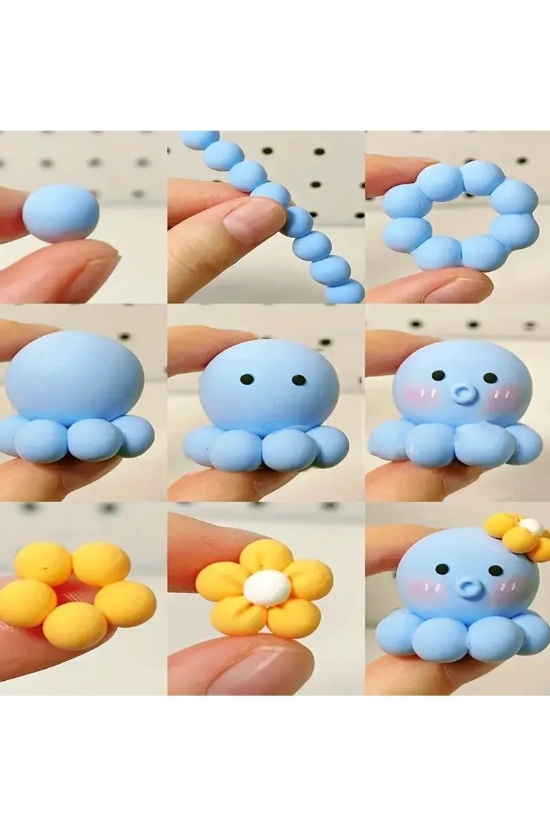 Moldable Foamy 72 Pieces Different Colors, Plastin/ 36 Colors X 2 - Image 4