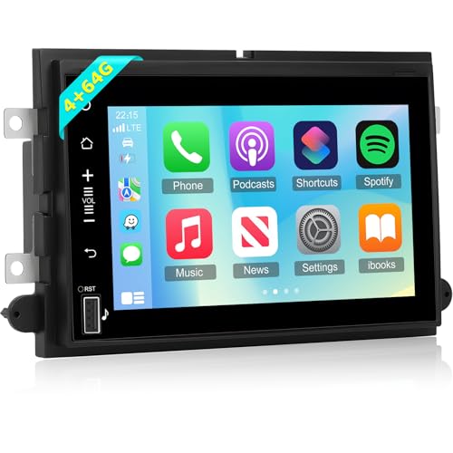 EKAT 8 Core [4G+64G] Car Radio for Ford F150 F250 F350 Fusion Edge Explorer, Android F150 Stereo with Wireless Carplay/Android Auto/DSP 32 EQ/IPS Screen/SWC/Bluetooth 5.0/WiFi - Image 1