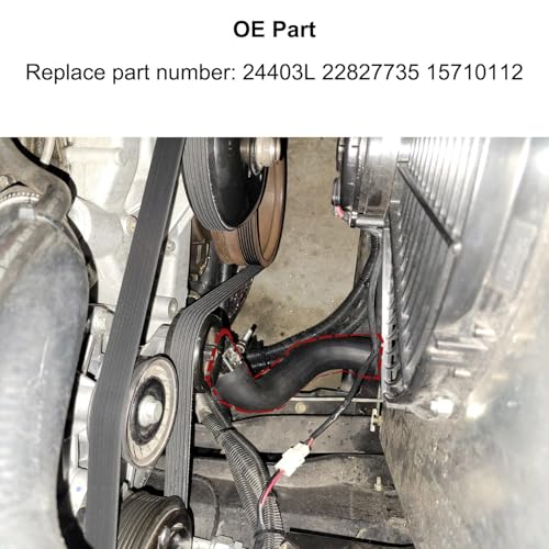 koxuyim خرطوم المبرد السفلي من كوكسييم متوافق مع كاديلاك إسكاليد شيفروليه سيلفرادو جي إم سي سييرا يوكون 24403L 22827735 15710112 - Image 4