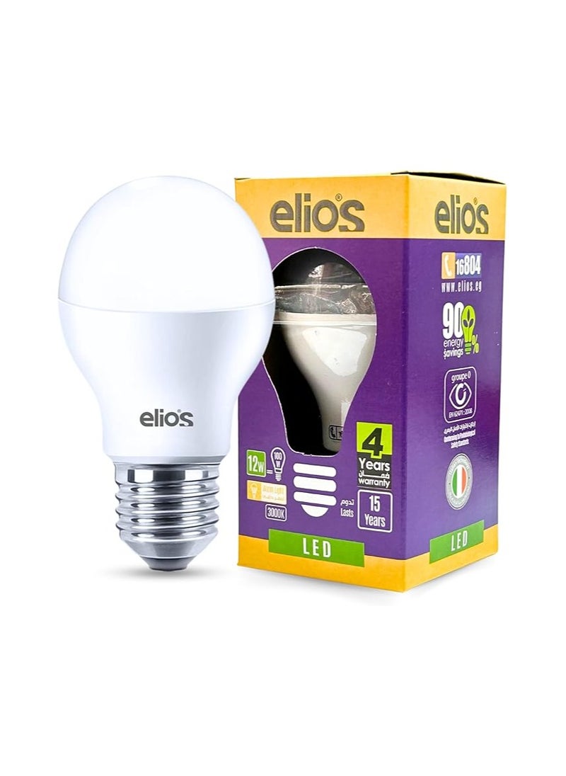 ELIOS 12W LED Bulb 6500K White Light 1200 Lumens Brightness, Set of 3, E27, 12.0W - pzsku/Z3698656EBE871F4BB90BZ/45/_/1723384161/4b5ba749-21aa-49fe-8c41-56a8419de86f