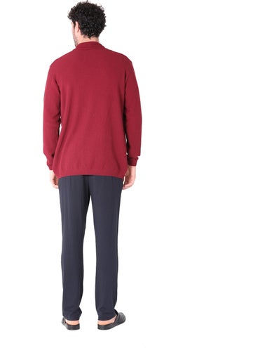 D'S DAMAT Rob Knitwear Claret Red  - Image 3