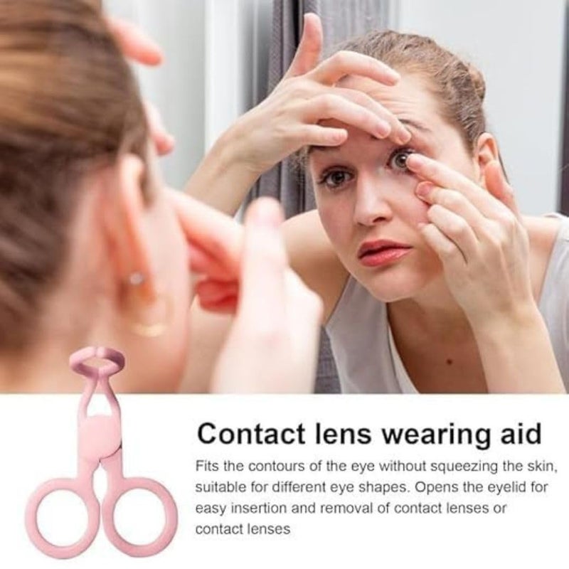 RedEx Contact Lens Applicator & Remover Tool | Easy Eye Opener Lens Insertion & Removal Pack of 1 Multicolor - Image 3