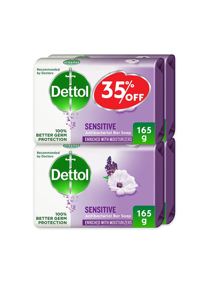 Dettol Sensitive Anti Bacterial Bar Soap - Image 2