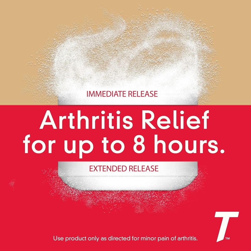 Tylenol 8HR Arthritis Pain Relief Caplets 650 mg Acetaminophen for Minor Arthritis Joint Pain Fever Reducer Extended Release Gentle on Stomach FSA or HSA Eligible 100 ct - Image 4