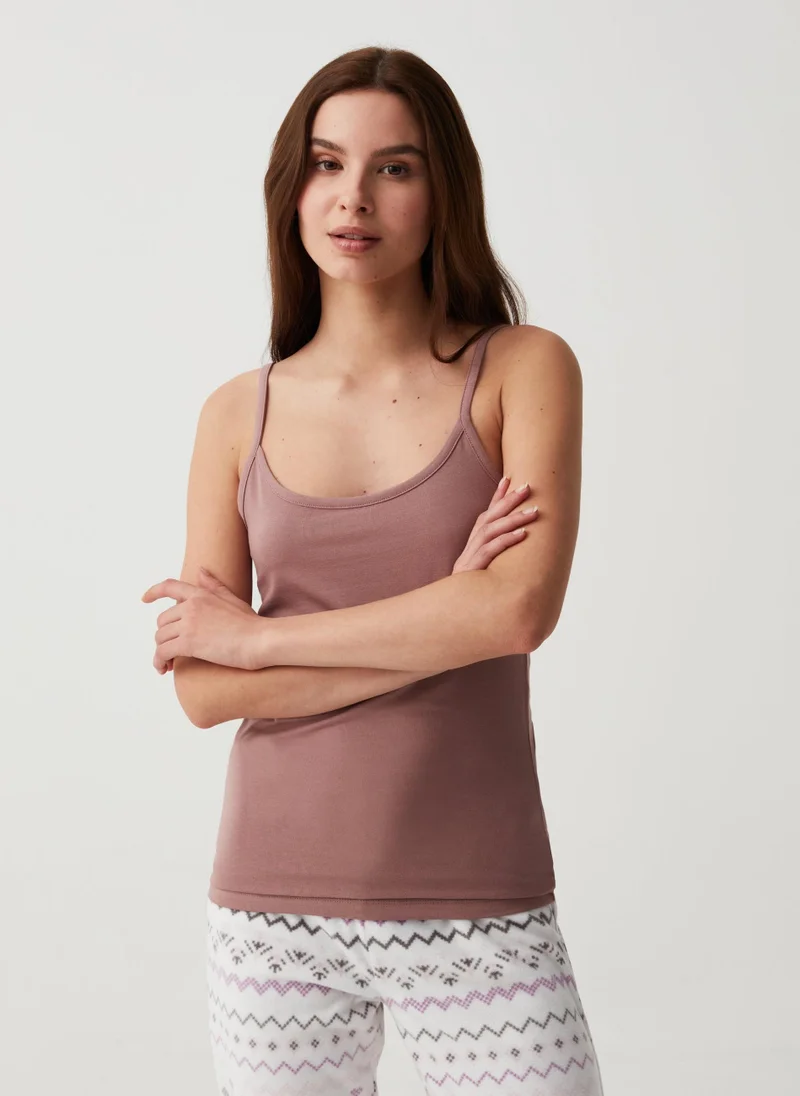 Ovs Two-Pack Vests With Spaghetti Straps