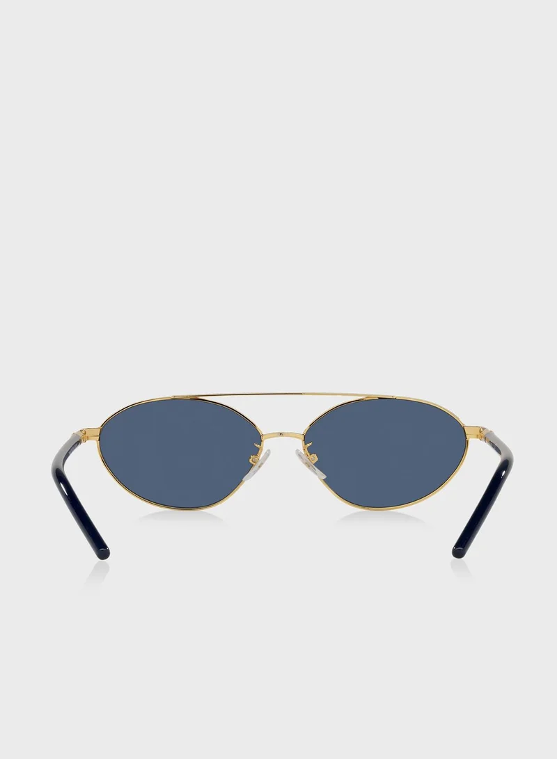 Tory Burch 0Ty6088 Oval Sunglasses