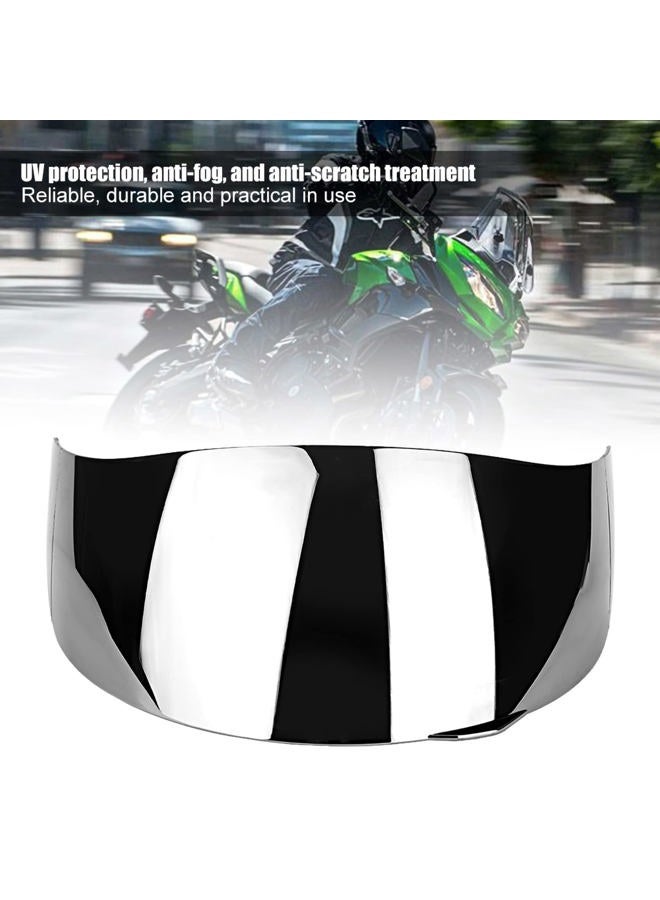 Acouto Helmet Visor Lense,Motorcycle Wind Shield Helmet Lens Visor Shield Full Face UV Protection Anti-Fog Visor Shield Scratch Protector Sheets Fit For AGV K1 K3 SV K5 K5-S - Image 2
