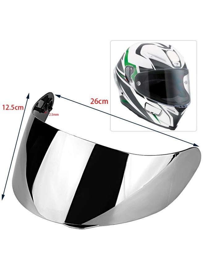 Acouto Helmet Visor Lense,Motorcycle Wind Shield Helmet Lens Visor Shield Full Face UV Protection Anti-Fog Visor Shield Scratch Protector Sheets Fit For AGV K1 K3 SV K5 K5-S - Image 3