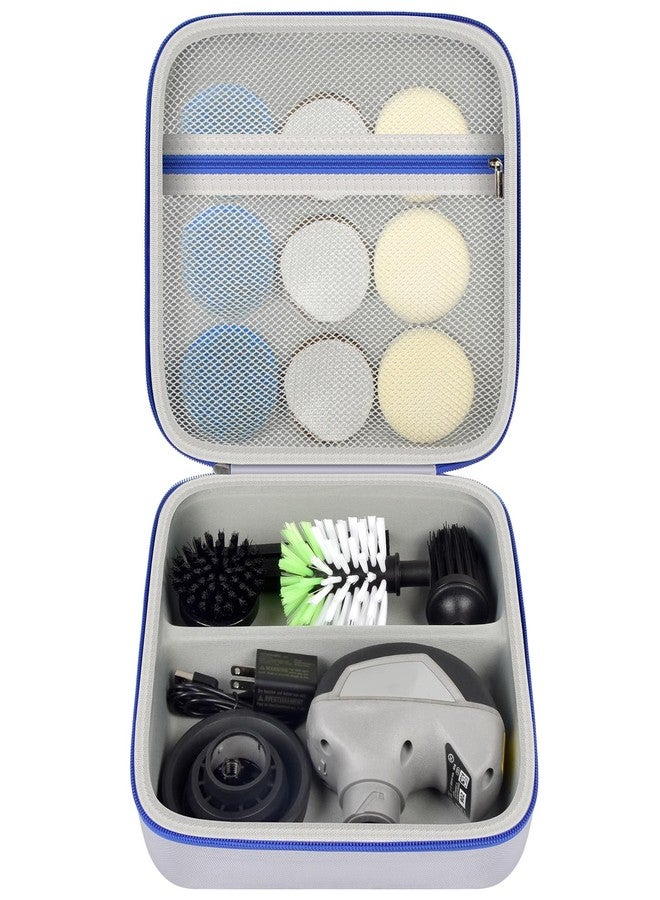 PAIYULE Case for Dremel Versa Power Scrubber Kit Cleaning Tool PC10-07/ PC360-5 Grout Brush, Bathroom Shower Scrub Kitchen & Bathtub Cleaner Holder for More Kinds Spin Scrubbers, Sponge Pads-Grey(Box Only) - Image 1