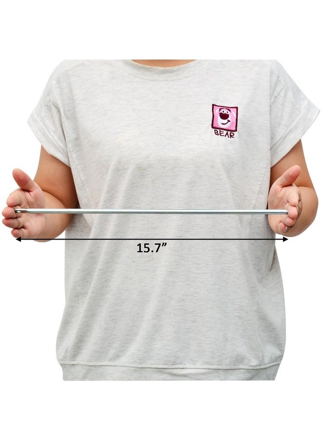 Kichwit 15.7" Metal Stakes For Yard Signs, 0.3 Inch Thickness, Stainless Steel Hardware Included  - Image 2