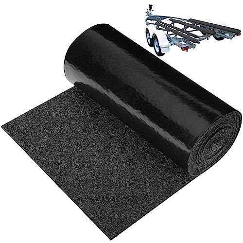 DECOHS 12 Inch x 20 Ft Boat Trailer Bunk Carpet - Marine Trailer Bunk Carpet - Trailer Boat Bunk Padding for Outdoor Boat Trailer Jet Ski Ramp Garage Dock - Image 1