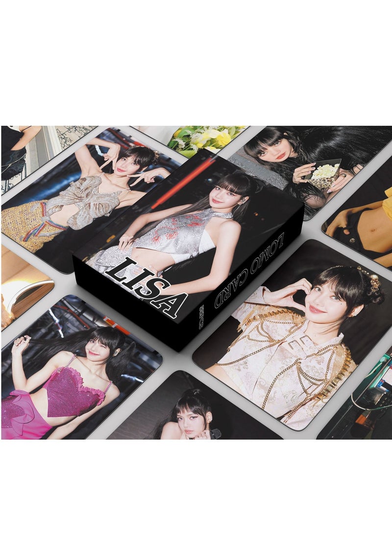 55-Piece Blackpink LISA 2023 New Personal Photo Cards - Image 1