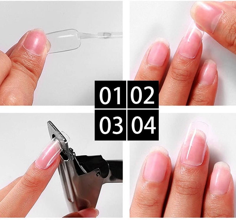 SUMAJU Professional Acrylic False Nail Clippers for Acrylic Nails Nail Tip Cutter Nail Manicure Tool (Rainbow) - Image 3