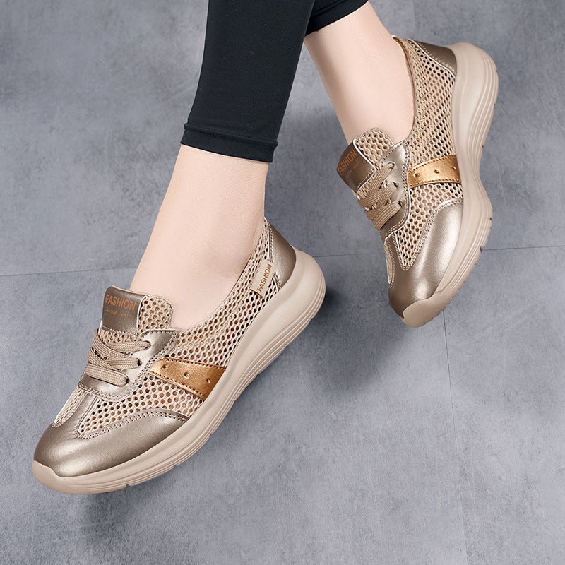 2023 Women'S Shoes Mother Shoes Middle-Aged And Elderly Walking Shoes Breathable Non-Slip Soft Sole Casual Shoes Sports Dancing Shoes - Image 5