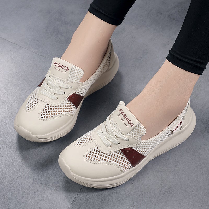 2023 Women'S Shoes Mother Shoes Middle-Aged And Elderly Walking Shoes Breathable Non-Slip Soft Sole Casual Shoes Sports Dancing Shoes - Image 2