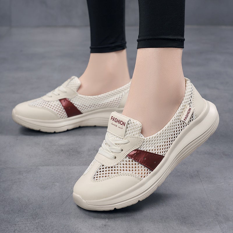 2023 Women'S Shoes Mother Shoes Middle-Aged And Elderly Walking Shoes Breathable Non-Slip Soft Sole Casual Shoes Sports Dancing Shoes - Image 4