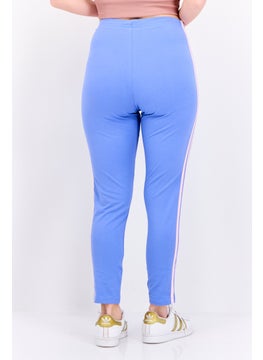 Adidas Women Tight Fit Training Leggings, Blue  - Image 4