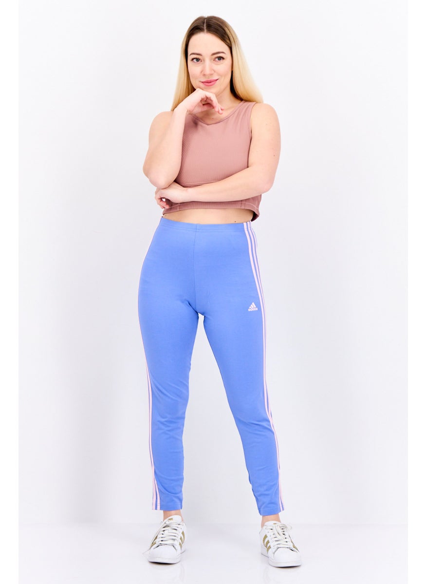 Adidas Women Tight Fit Training Leggings, Blue  - Image 2
