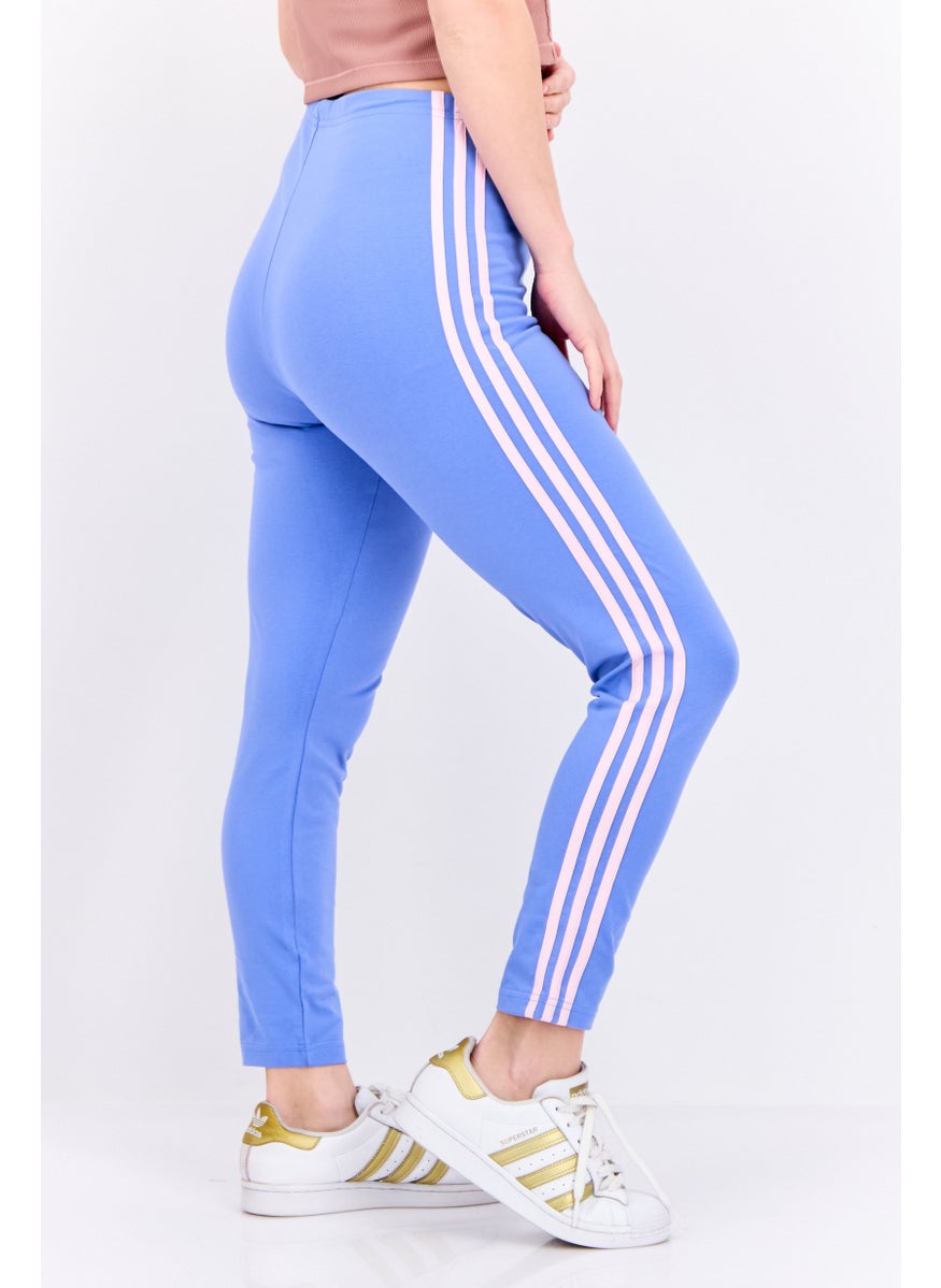 Adidas Women Tight Fit Training Leggings, Blue  - Image 3