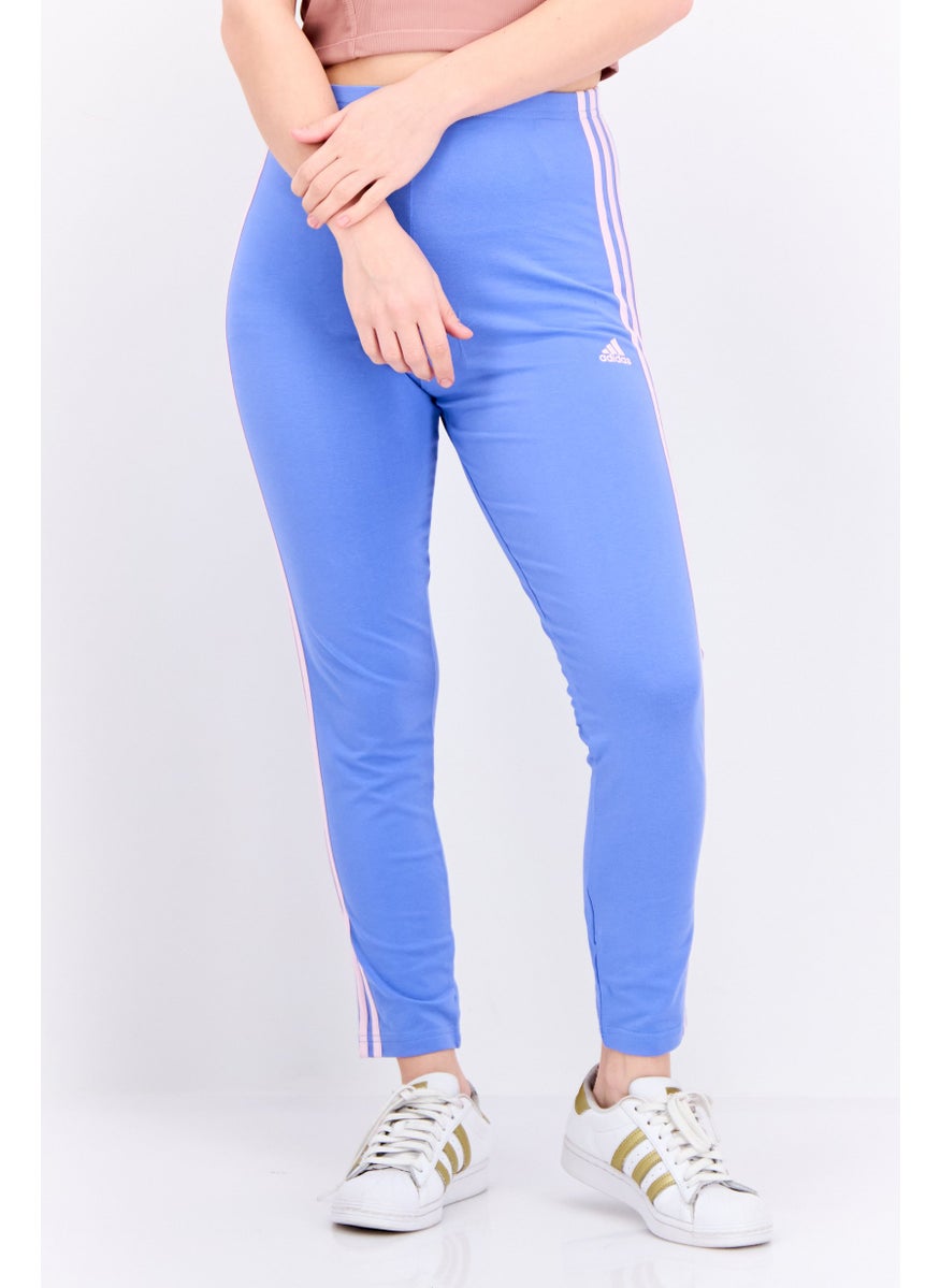 Adidas Women Tight Fit Training Leggings, Blue  - Image 1