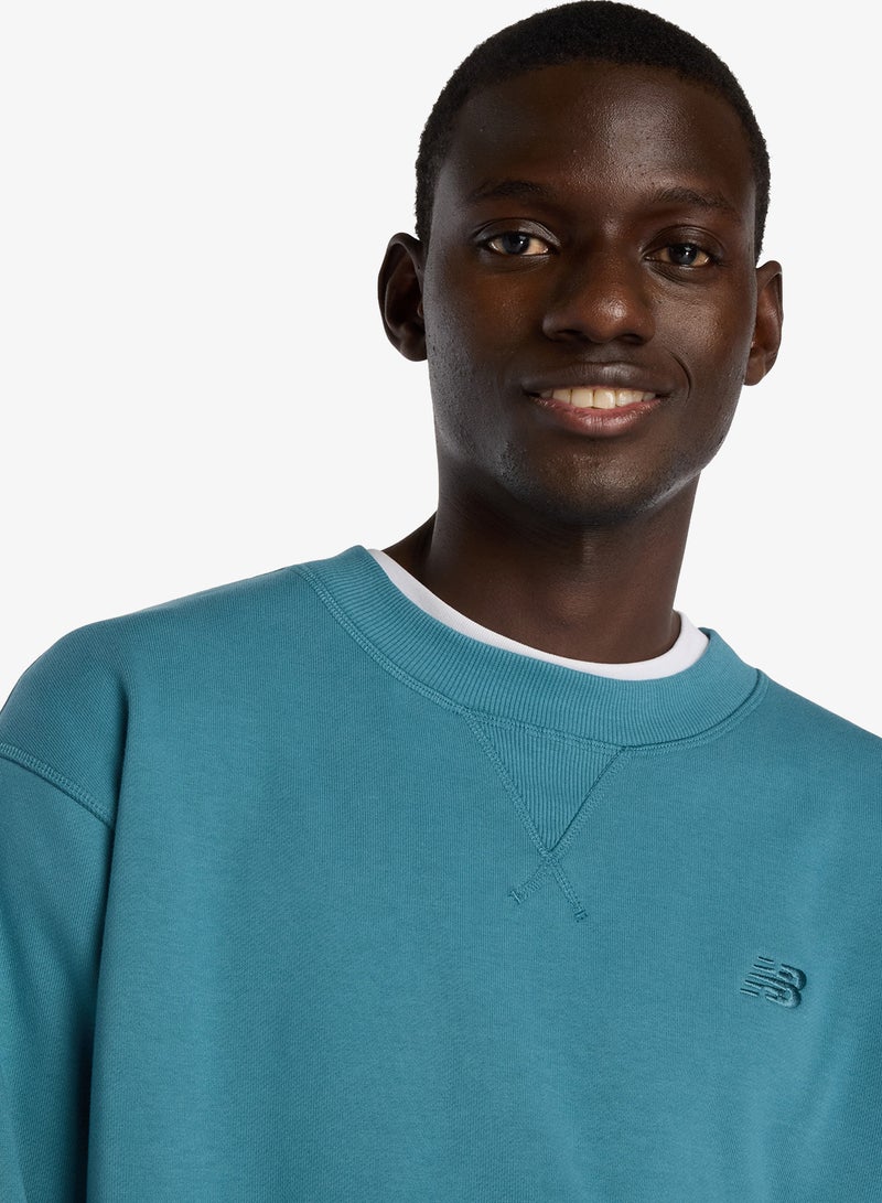 نيو بالانس سويت شيرت رياضي من نسيج تيري فرنسي - Image 4