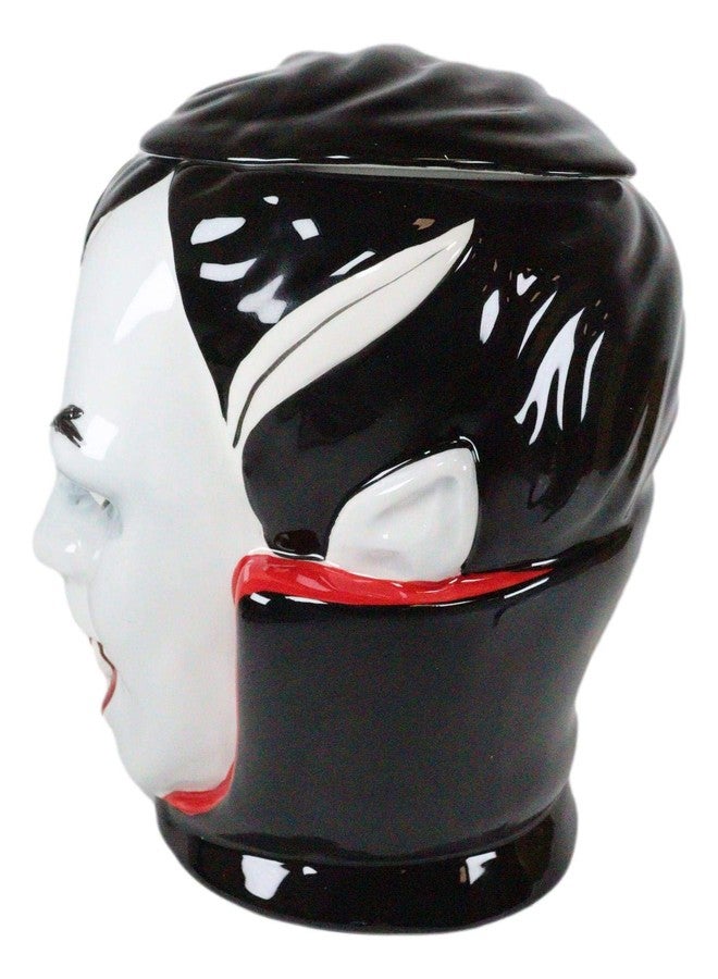 Ebros Gift Ebros Ceramic Count Dracula Vampire Cookie Jar Decorative Figurine 7.75" Tall Ossuary Macabre Vampires Underworld Undead Halloween Kitchen Decor Accessory - Image 3