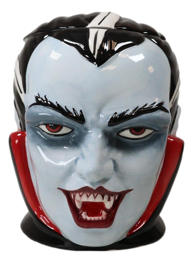 Ebros Gift Ebros Ceramic Count Dracula Vampire Cookie Jar Decorative Figurine 7.75" Tall Ossuary Macabre Vampires Underworld Undead Halloween Kitchen Decor Accessory - Image 1