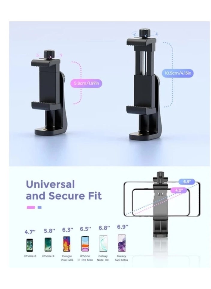 إم بو Mpow Professional Tripod PA194A - حامل ثلاثي القوائم للكاميرا والهاتف قابل للتعديل - Image 3