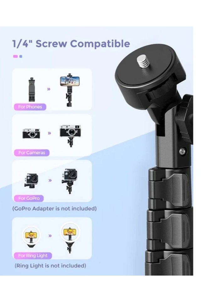 إم بو Mpow Professional Tripod PA194A - حامل ثلاثي القوائم للكاميرا والهاتف قابل للتعديل - Image 4