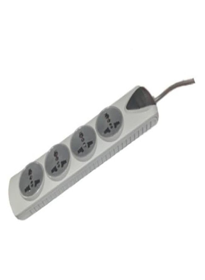 CONA Smyle Bliss 6A Power Strip | 4+1 Universal Socket Extension Board with 5 Meter Cord | Surge Protected Extension Box | Grey - Image 3