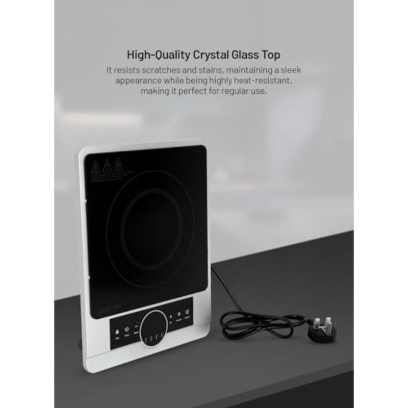 2000W Infrared Cooker Electric Infrared Glass Ceramic Cooker Digital LED Display 8 Power Levels - Image 2