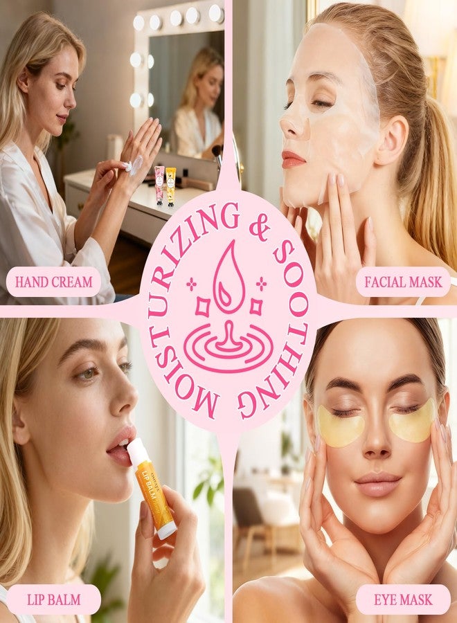 LFENYIGI 72 Pcs Bulk Gifts For Women, Bulk Facial Mask, Lip Balms, Hand Creams & Under Eye Patches, Spa Party Supplies,Party Favors For Bridal Wedding, Baby Shower,Sleepover Party, Christmas Stocking Stuffers - Image 5