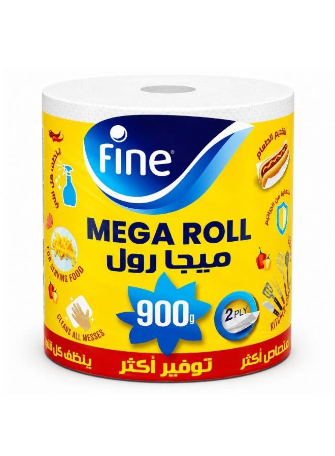 Fine kitchen Roll Mega - XXLarge 2 Ply - Image 1